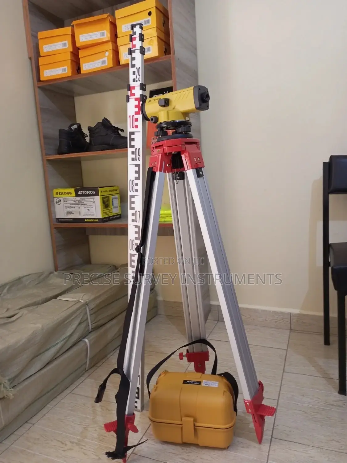 Topcon at-B4a Dumpy Level Machine Set