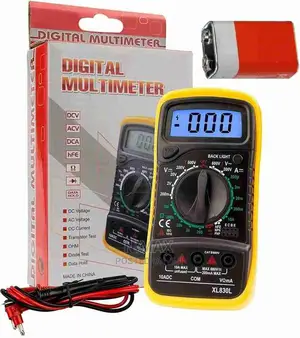 Digital Multimeter Multi-Test DC Current, Resistance,