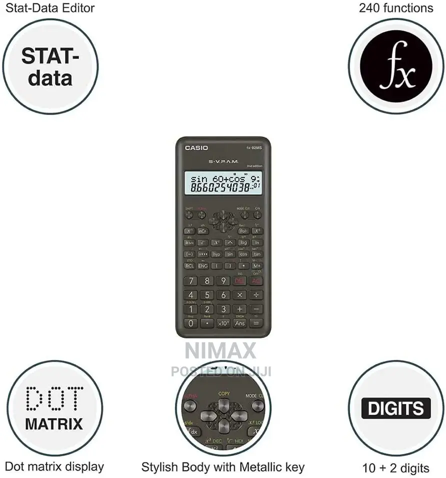 Casio FX-82MS Scientific Calculator Original