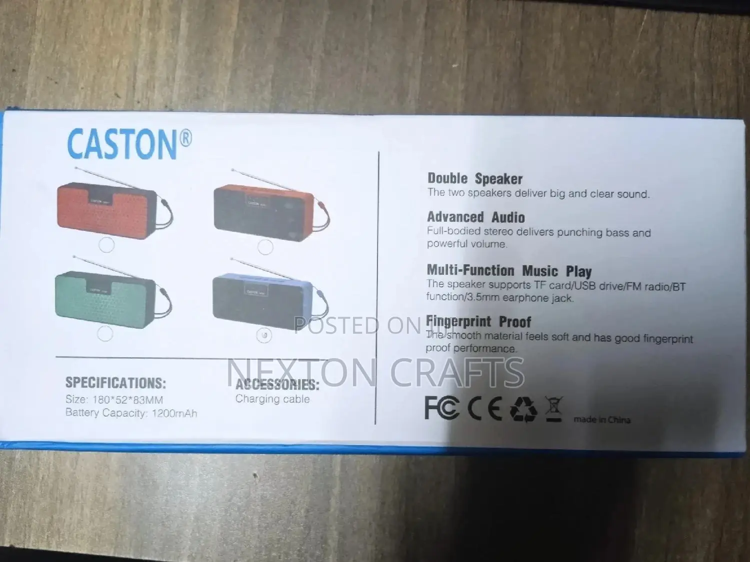 Double Speaker Bluetooth Extra Bass