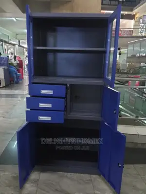Metallic Steel Cabinet With Safe