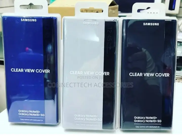 Samsung Note 10/Note 10 + Clear View Flip Cover