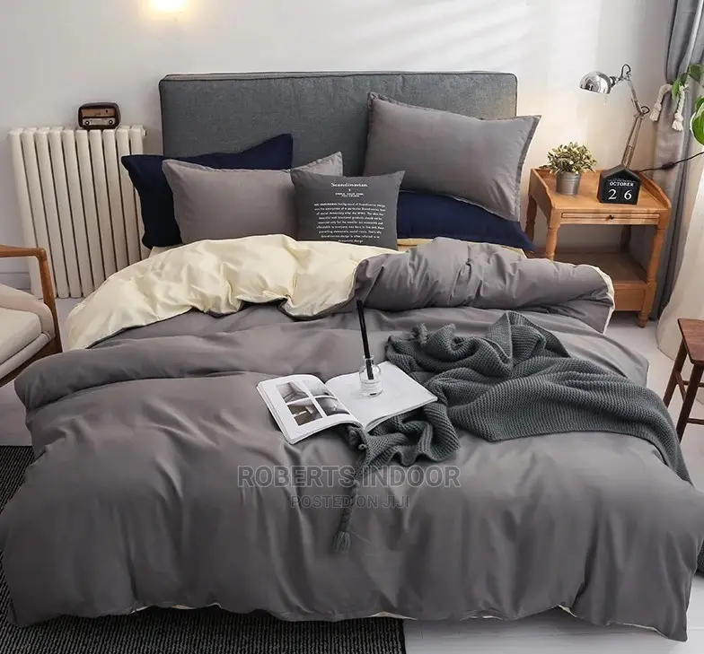 Grey Elegant Cozy Duvet Cover