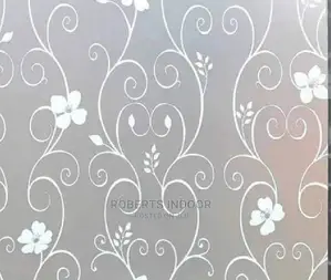 Flowered Obscure Window Film