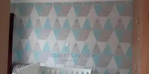 Triangle Blue Selfadhesive Wallpapers