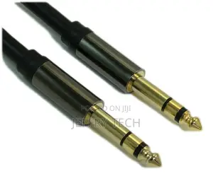 1/4inch Stereo TRS Phono Cable Male to Male 2 Mtrs