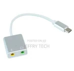 USB Type-C to 3.5mm Audio and Microphone Adapter for Smartph