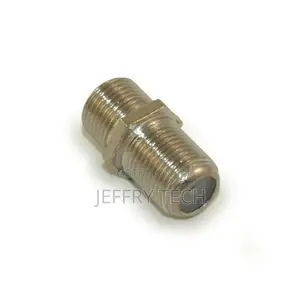 Coax Coupler Adapter For RG59 / RG6 F-type Cables Nickel Pla