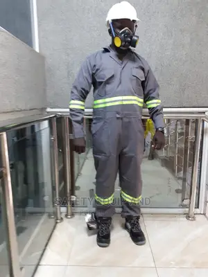 Grey Tetrex Reflective Coveralls