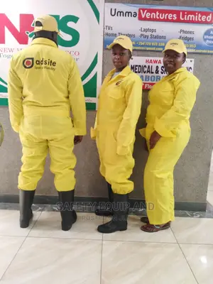 Branded Plain Yellow Coverall