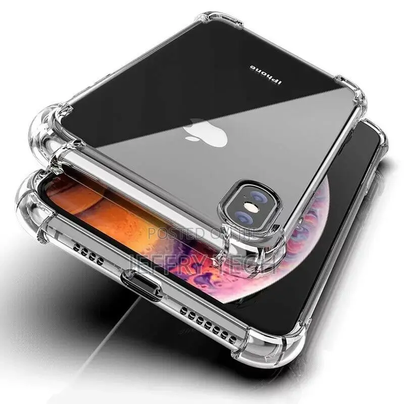 Shockproof Clear Transparent Hard Case Apple iPhone X/ XS