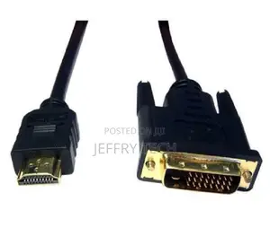 Gp1199 Hdmi Male to Dvi-D Male Cable Black 1.5 Metres