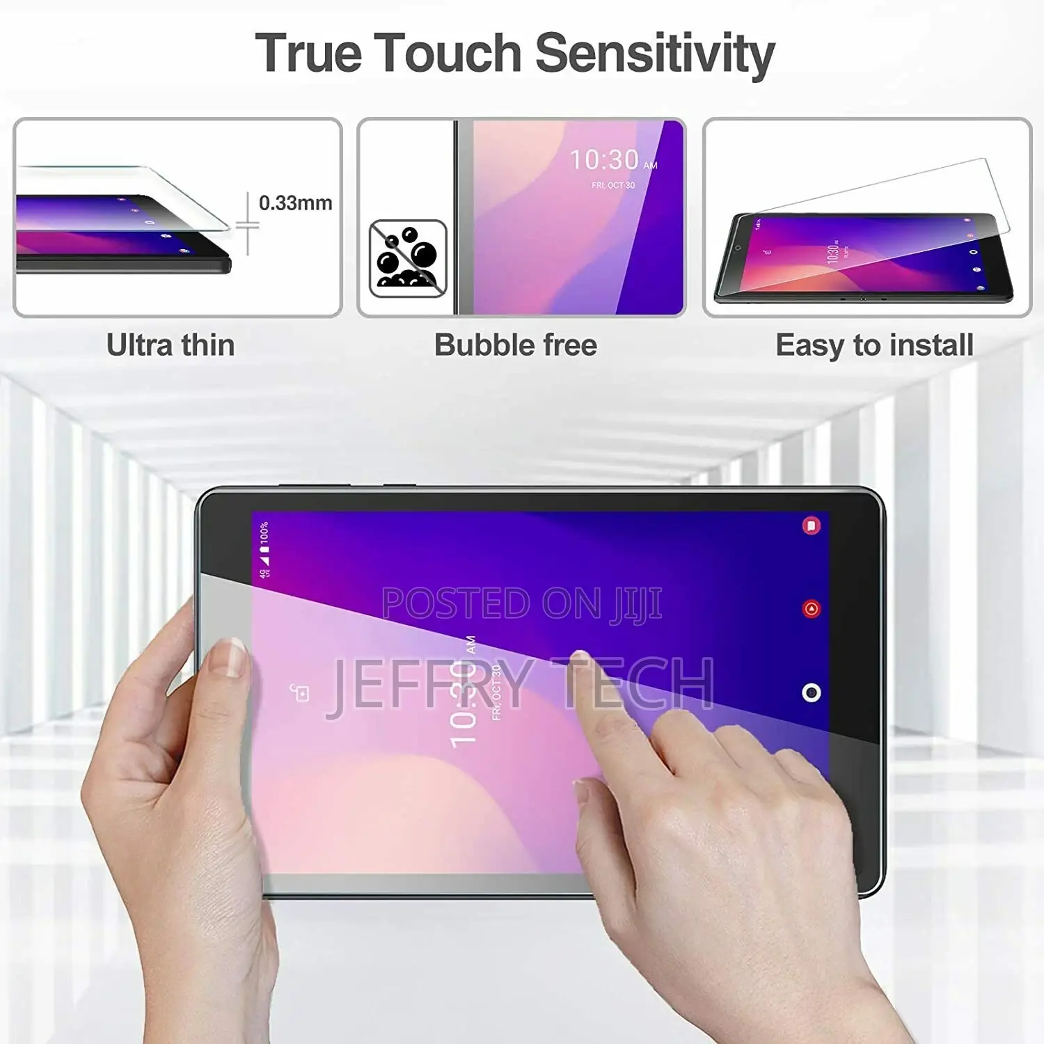 Clear Glass Screen Protector for Apple iPad Mini 1/2/3