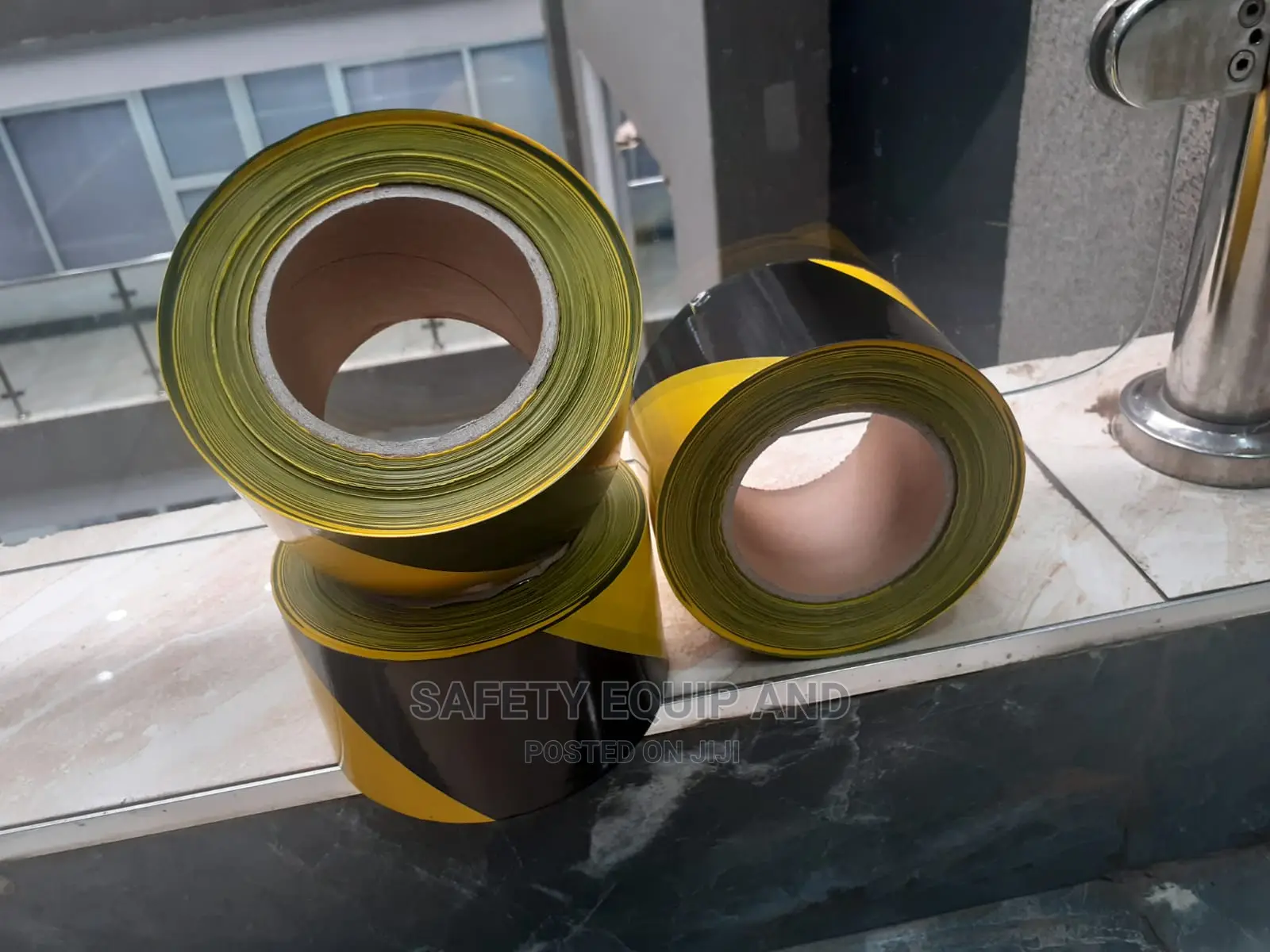 Black Yellow Barrier Tapes