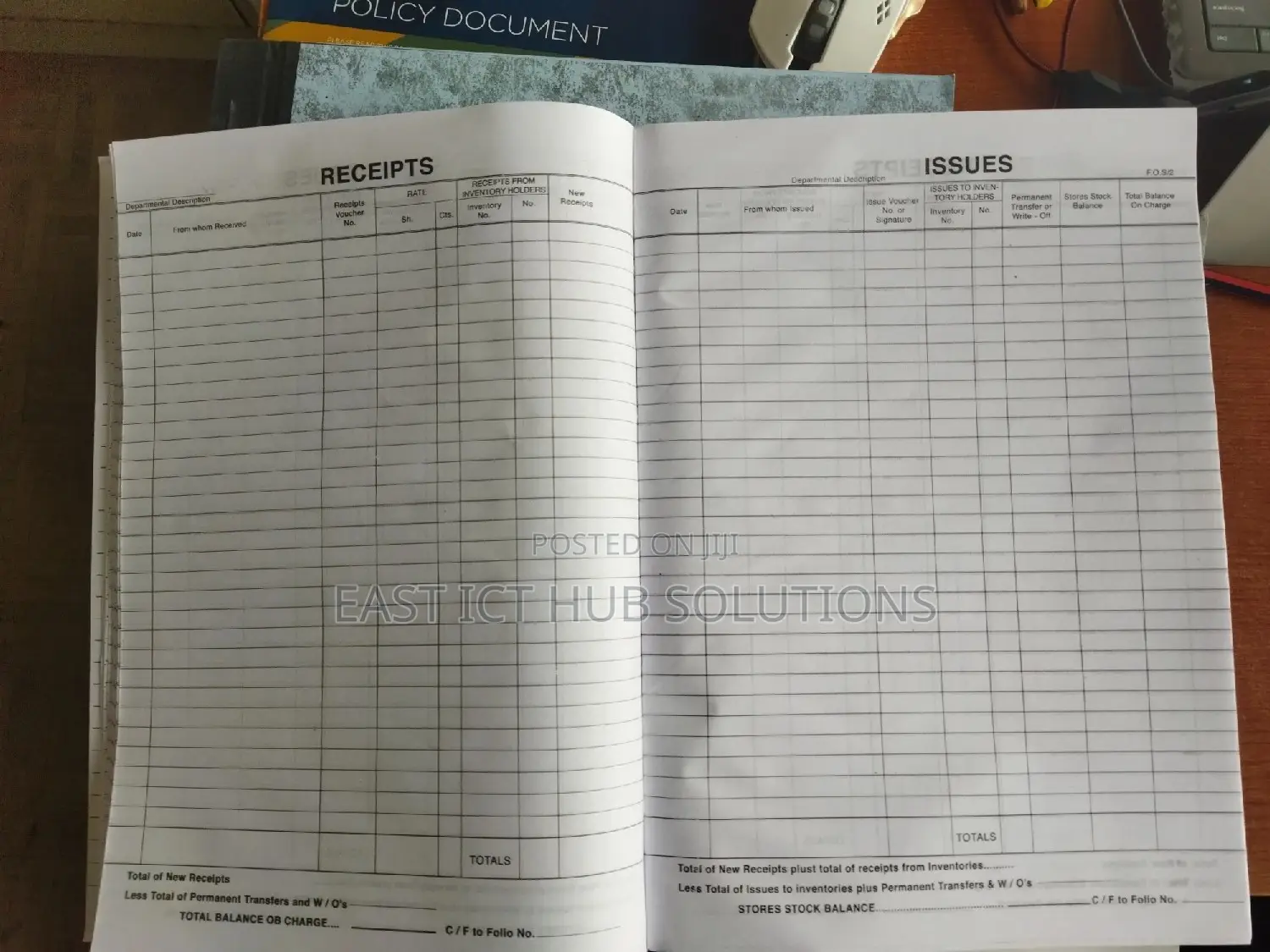 S2-Permanent and Expendable Stores Ledger
