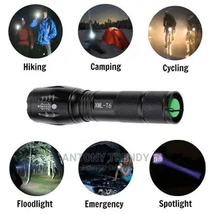 XML T6 Led Flashlight Oomable Waterproof Camping Light.