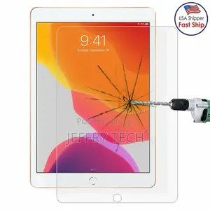 iPad 10.2 Full Screen Tempered Glass Scratch Protector Bubbl