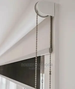 White Roller Window Blinds