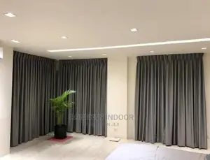 Grey Elegant Curtain