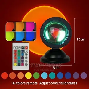 Moon Lamp Kids Night Light Galaxy Lamp 16 Colors LED 3D .