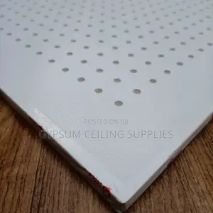 Acoustic Gypsum Ceiling Tiles Perforated