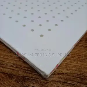 Acoustic Gypsum Ceiling Tiles Perforated