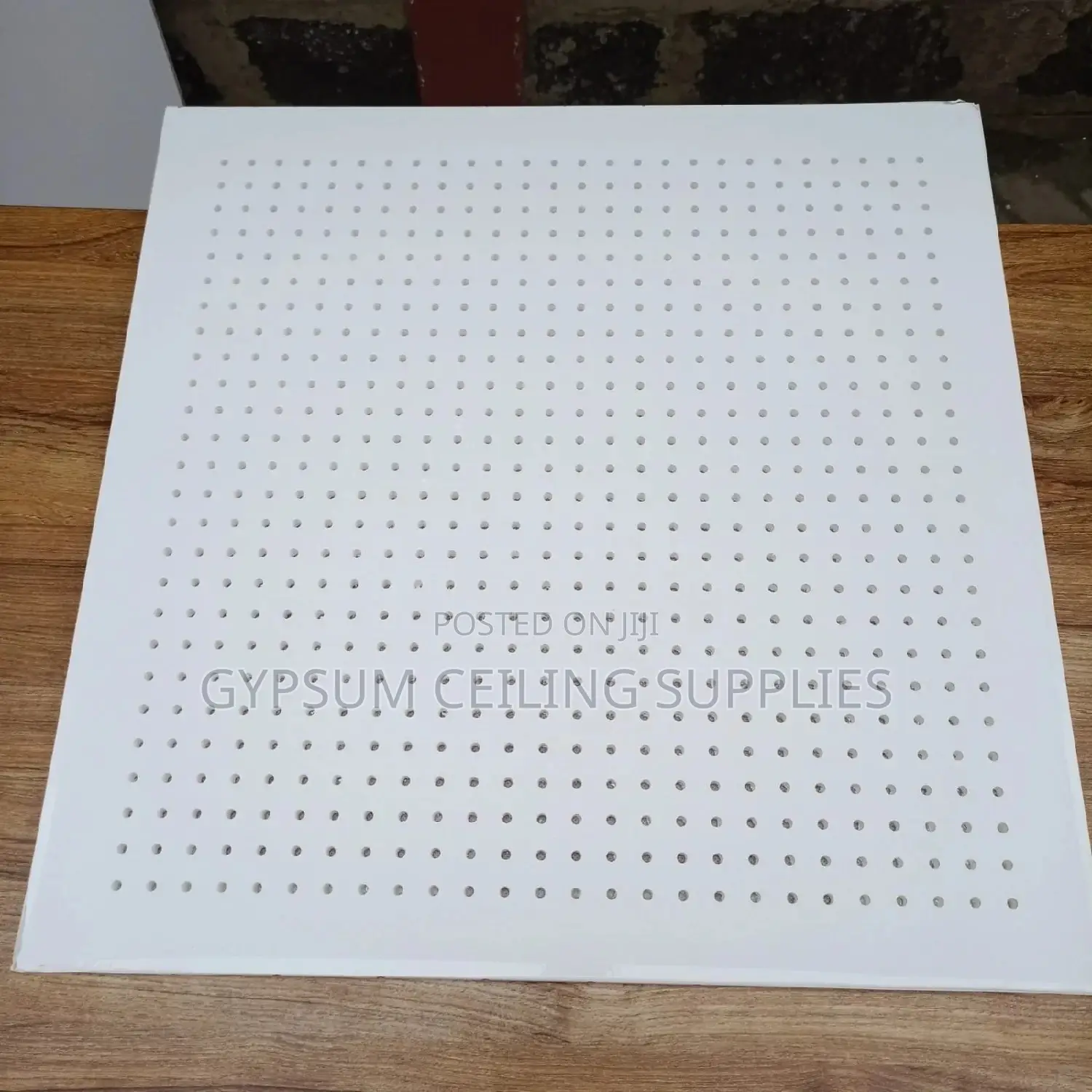 Acoustic Gypsum Ceiling Tiles Perforated