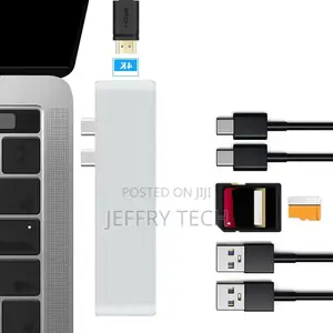 USB C Hub, 7 in 1 Type-C Hub With 4K HDMI, 100W Power Delive