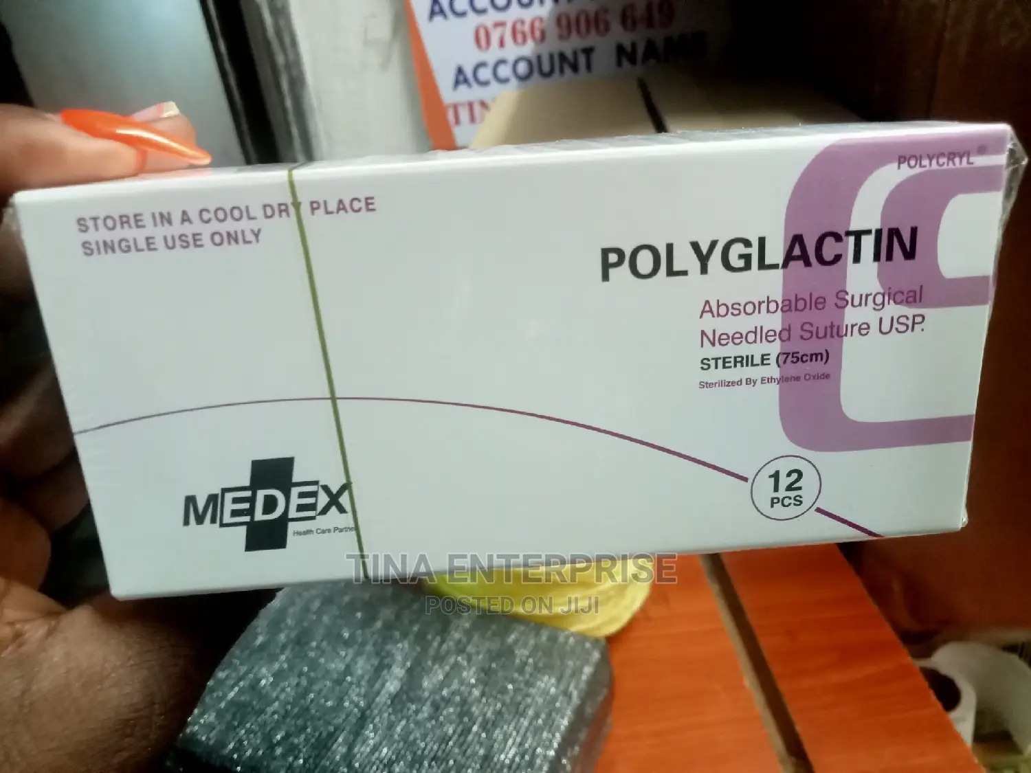Absorbable Needled Suture