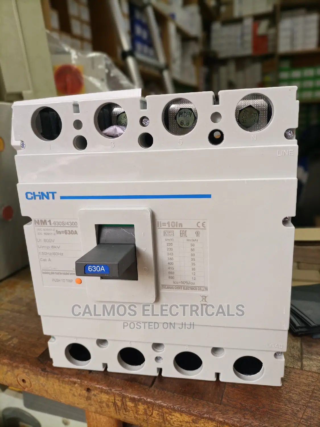 630amps McCb 4pole