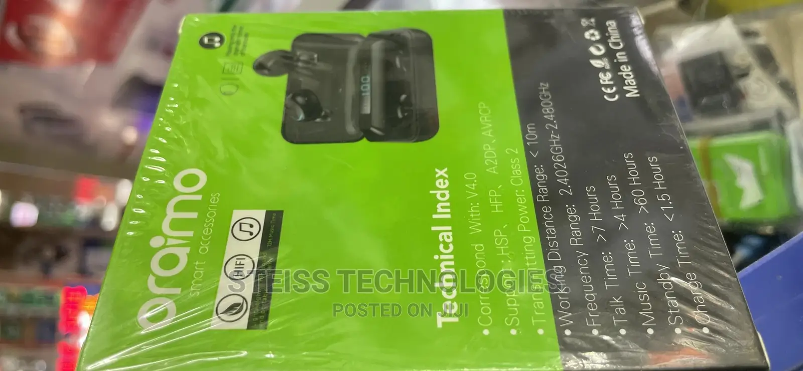 3D Audio Oraimo Wireless-Buds.
