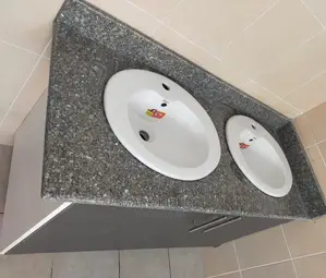 Grey Creamish Granite Top