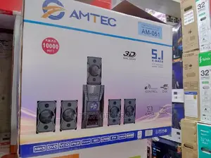Amtec 5.1ch Hi-Fi Multimedia System /Fm/Bt/Usb/-Black.