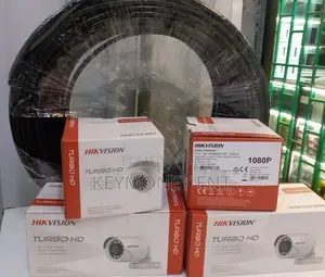 Four Channel CCTV Camera Kit 1080p Branded Hik Vision