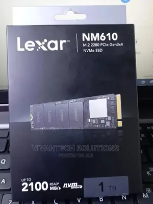 Lexar Lnm610 Internal SSD M.2 Pcie Gen 3*4 Nvme 2280 - 1tb