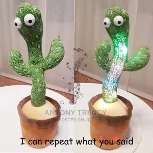 Lovely Talking Toy Dancing Cactus Doll Speak Talk Sound.