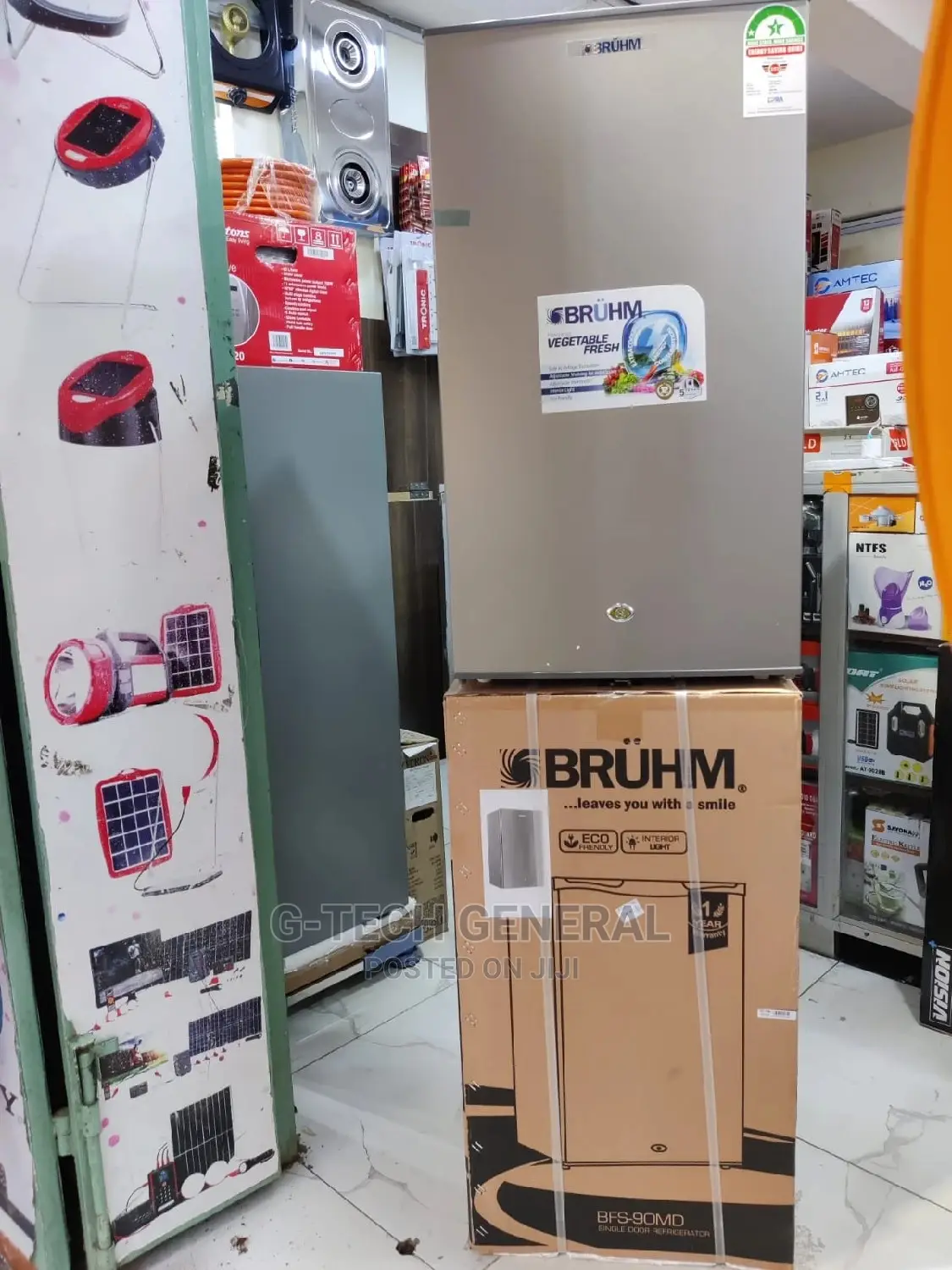 Single Door Bruhm 90 Litres Refrigerator.