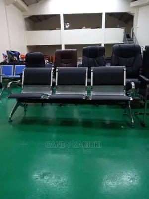Airport Waiting Area Bench
