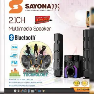 Sayona 2.1ch Multimedia Speaker 1291 Tall Boy