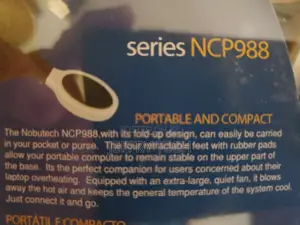 Laptop Notebook Cooling Pad Foldable Nobutech Xtreme Series