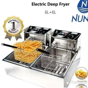 Electric Double Deep Fryer/ Chips Fryer