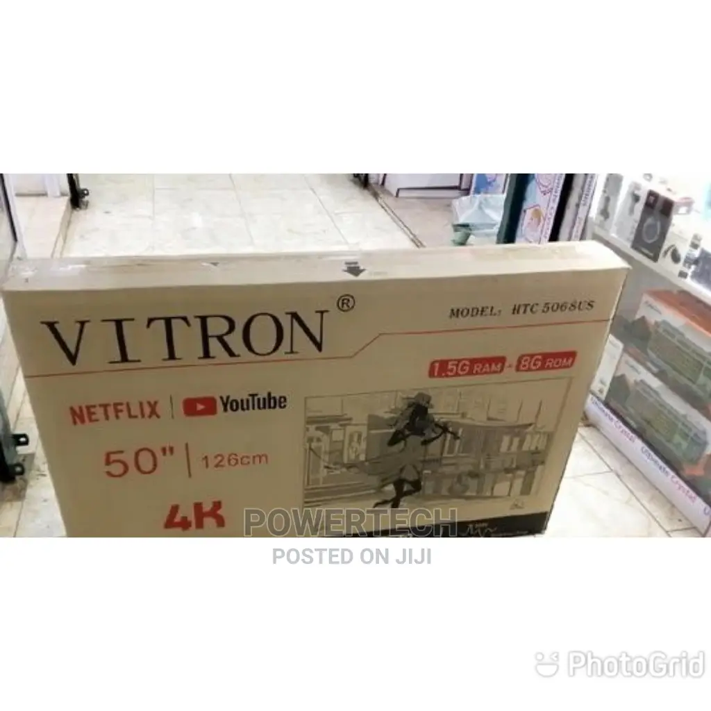 4K Vitron 50 Inches Smart Android Tv