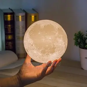 3D Moon Lamp by Mind-Glowing - Cool Night Light.