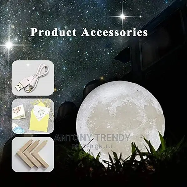 16 Dimmable LED Colors Wooden Stand, Remote Touch Control.