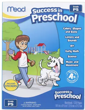 Preschool Workbook, Grades Pre-school