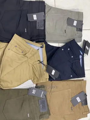 Men Trousers Khaki