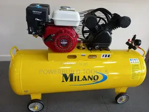 Milano Italia 150l Air Compressor Petrol Powered 8hp