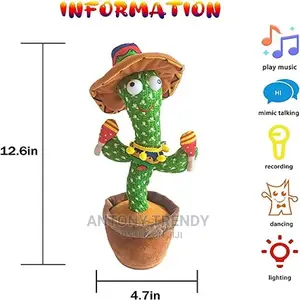 Talking Cactus Baby Toys,Usb Charging,Sing 120pcs Songs.