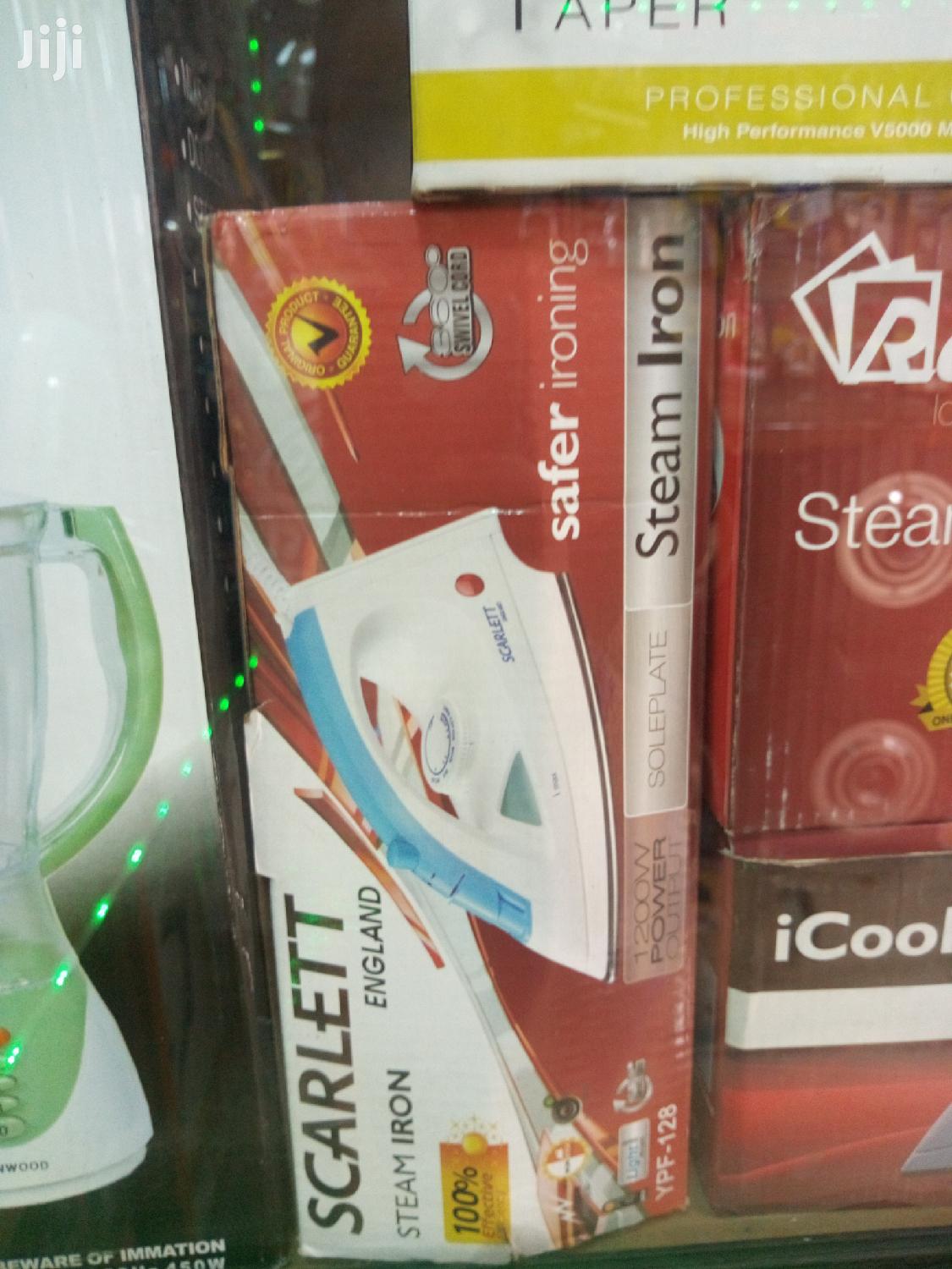 Scarlet Steam Iron Box
