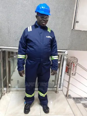 Overall/Navy Blue With Reflectors
